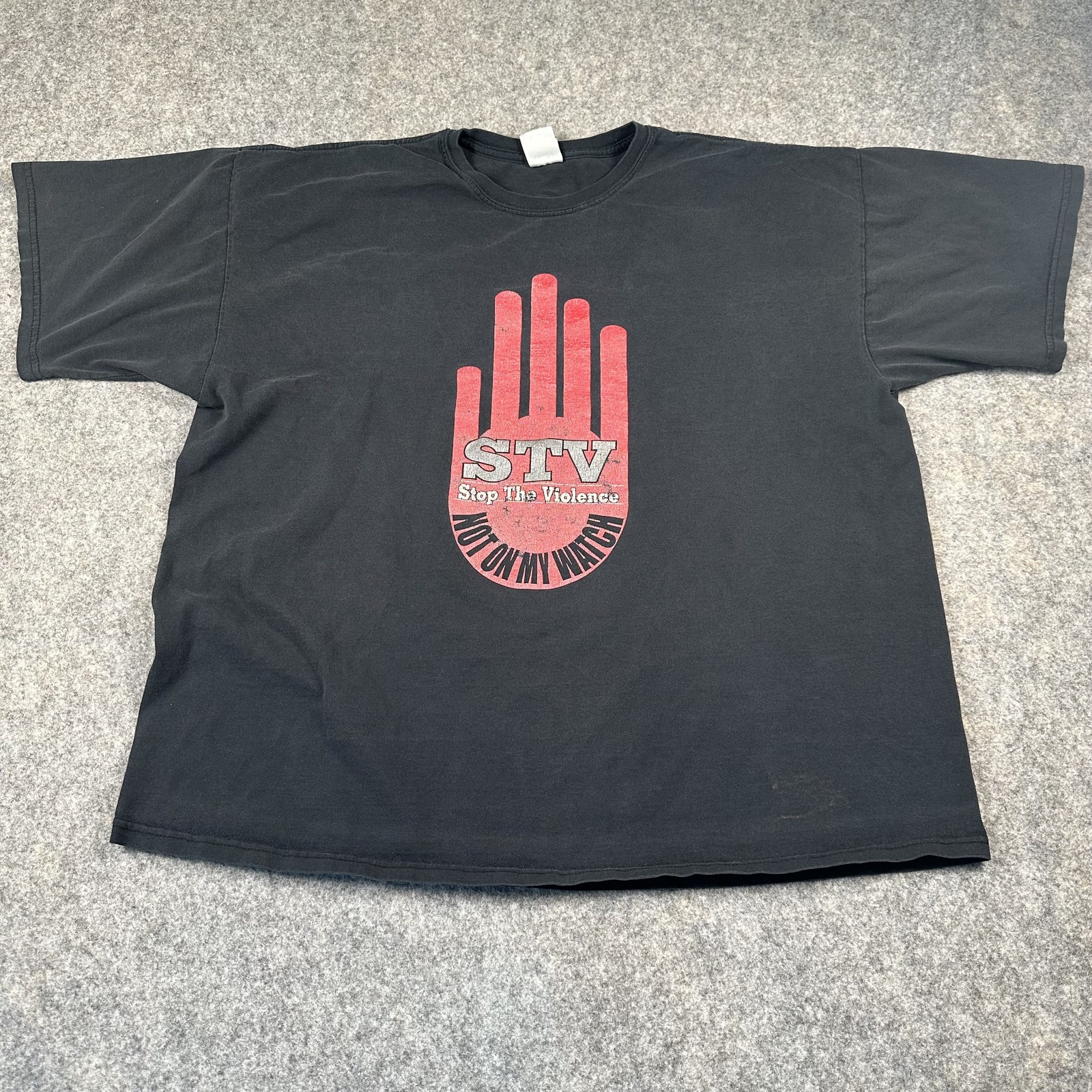 STV Stop The Violence Shirt Mens Extra Large Black Not On My Watch Graphic Tee gallery