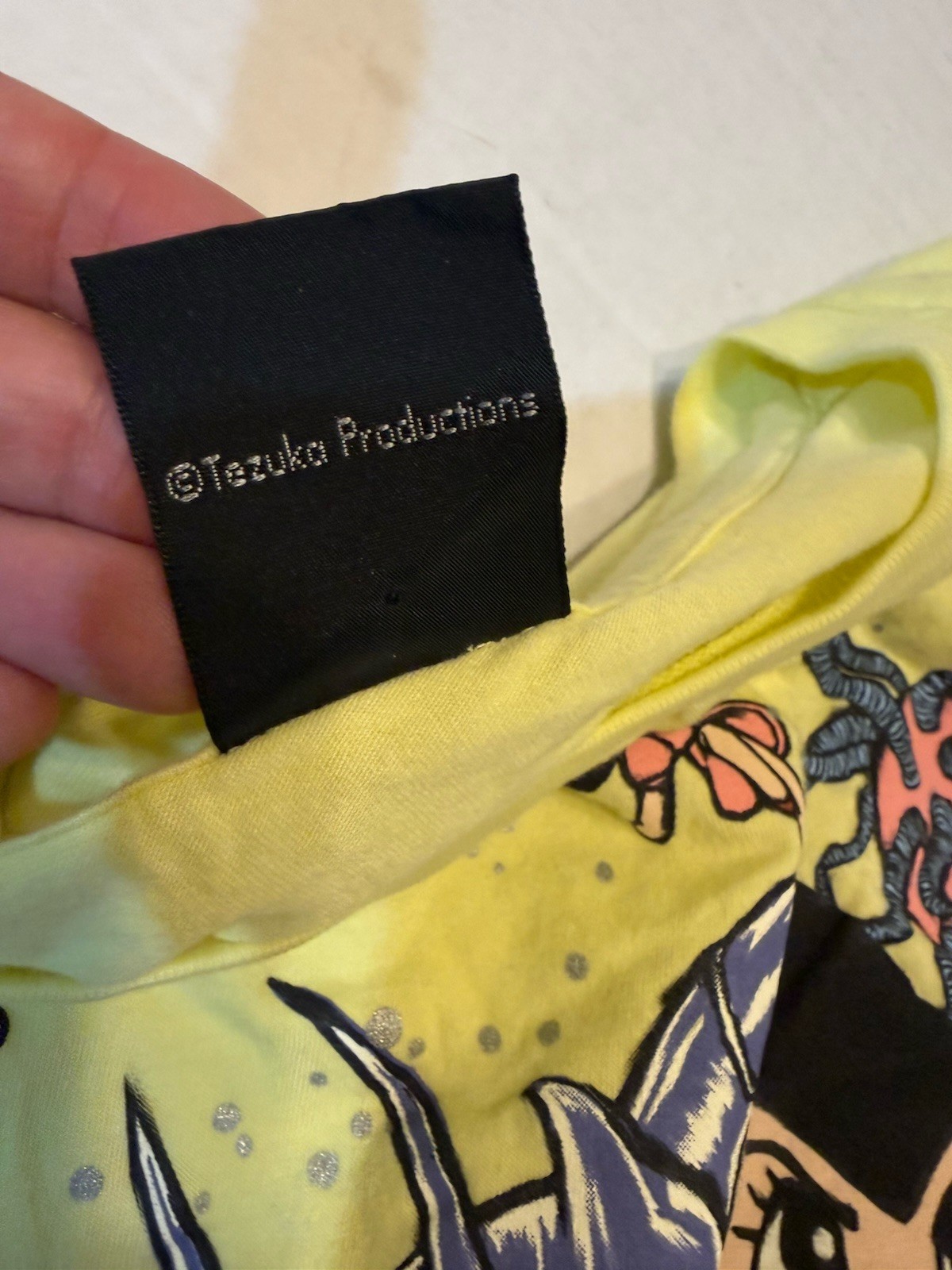 Rare Astro Boy Atom Tee T Shirt by Tezuka Production Japan Anime Yellow Large 💎 gallery