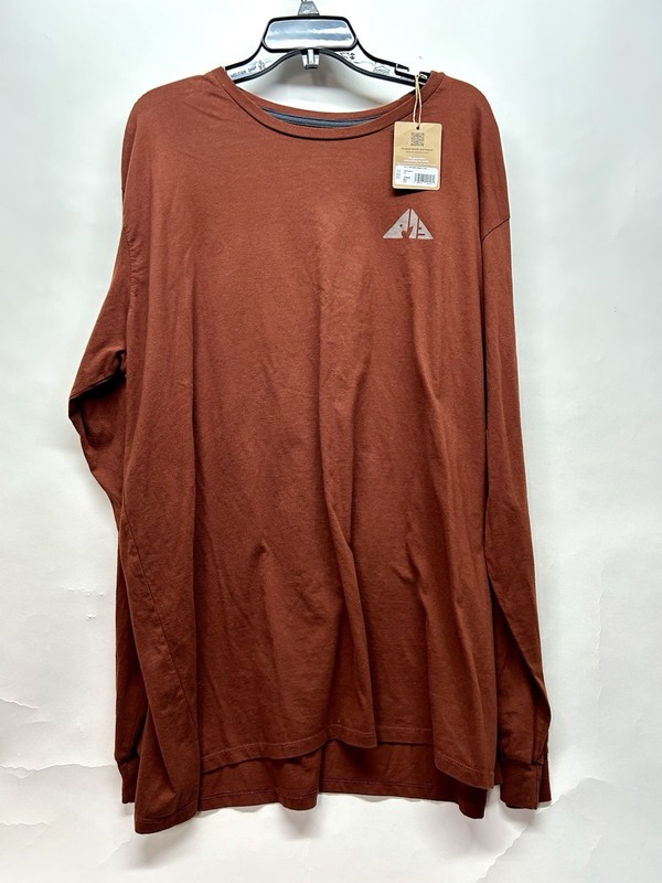 Patagonia Men’s Driftways Dried Vanilla 2XL Long Sleeve Organic T-Shirt (B5)