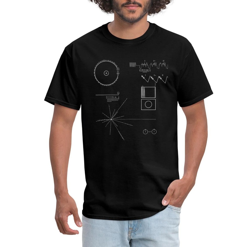 Voyager Golden Record Phonograph Men’s T-Shirt