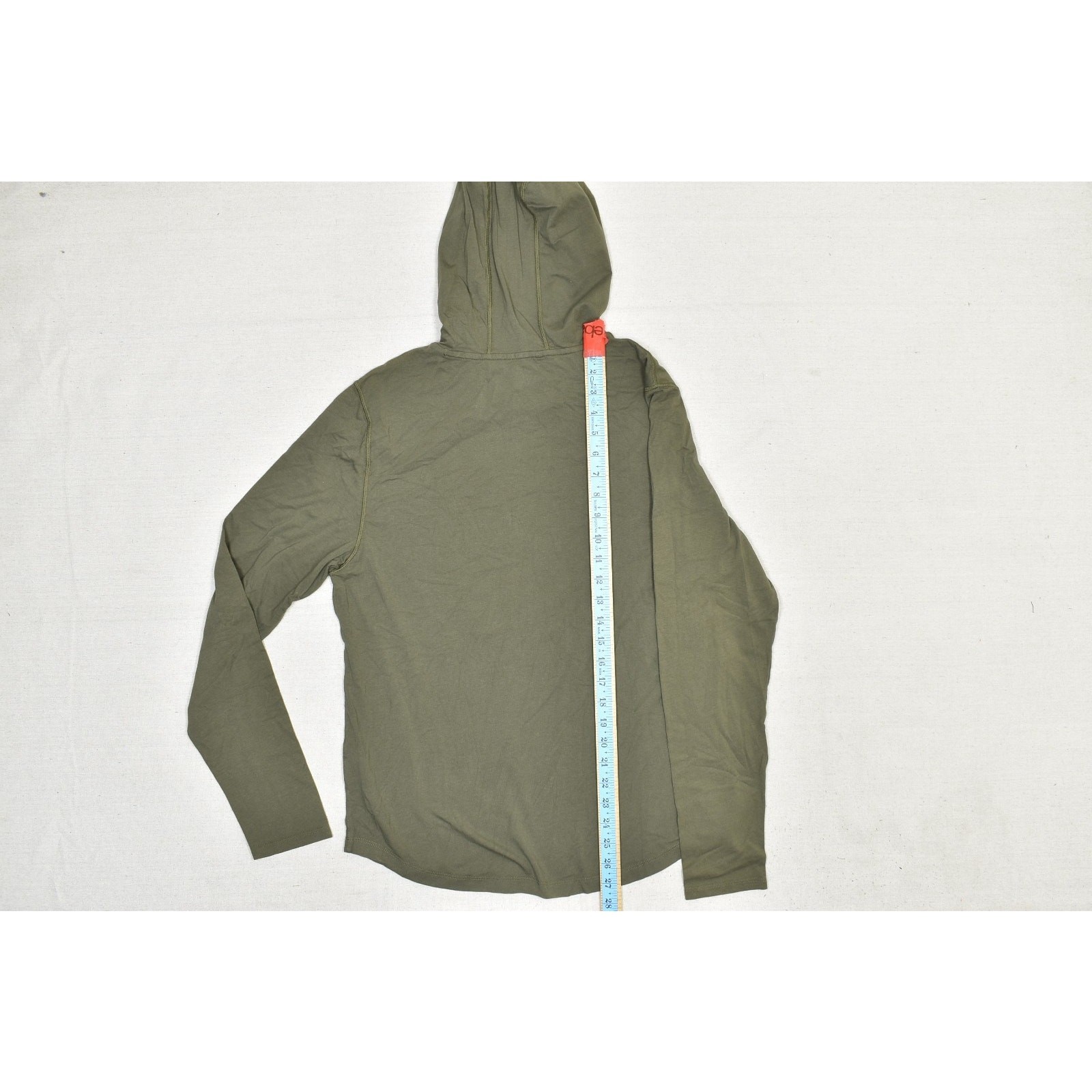 NEW VRST Mens Essential Hoodie Long Sleeve Breathable Pullover Olive Green Sz S gallery