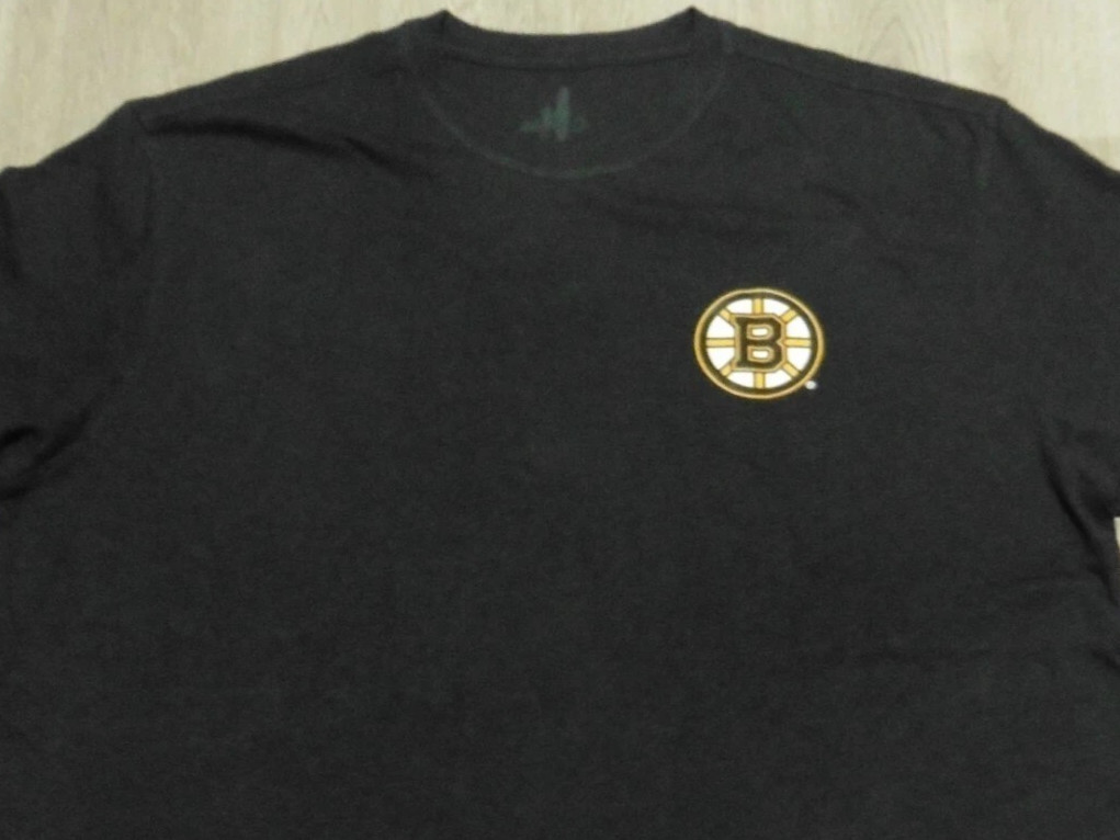 Johnnie-O Men's XL Boston Bruins NHL Crew Neck T-Shirt Charcoal SS gallery