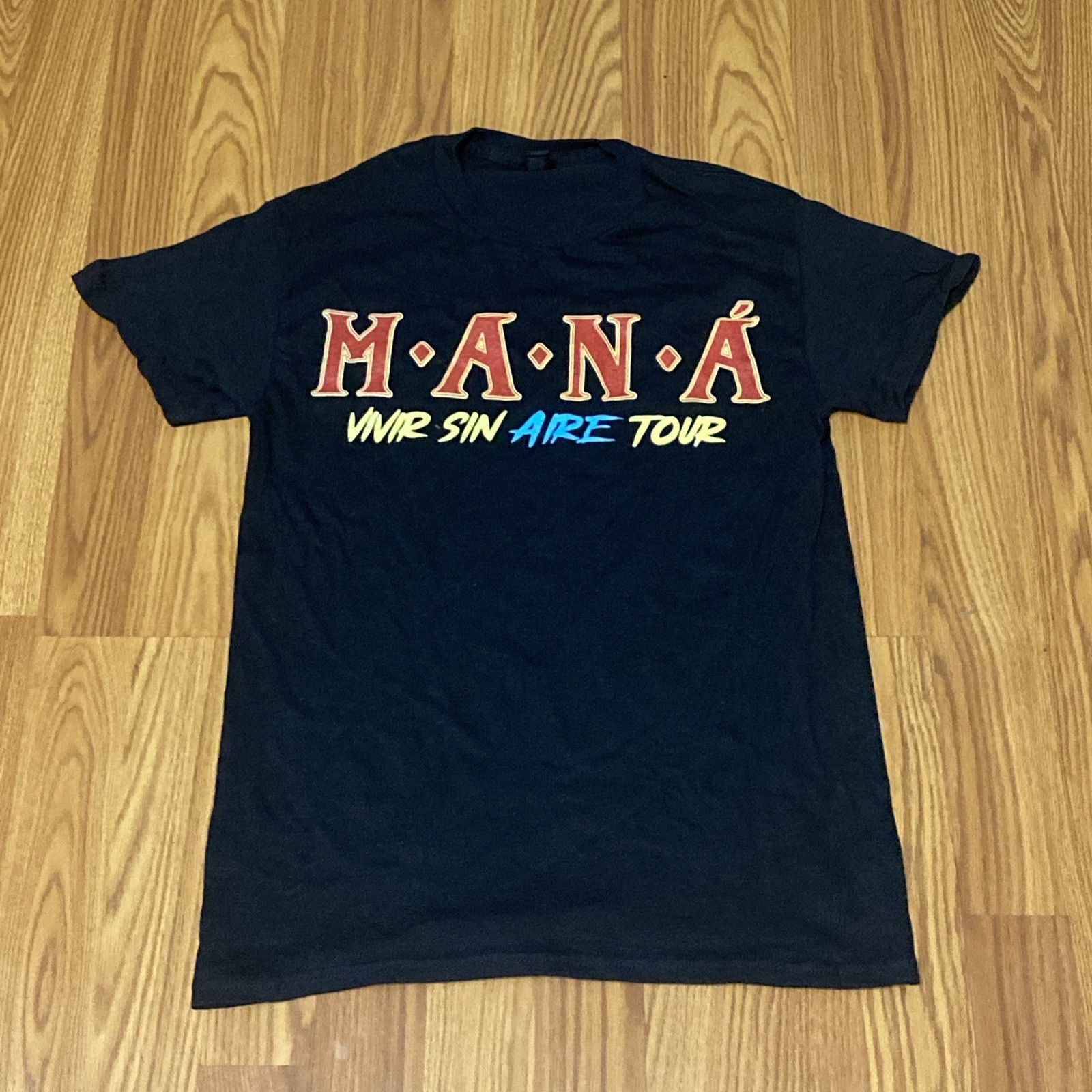 Mana “Vivir Sin Aire Tour” Graphic T-Shirt Size S Band Tee M.A.N.A. gallery