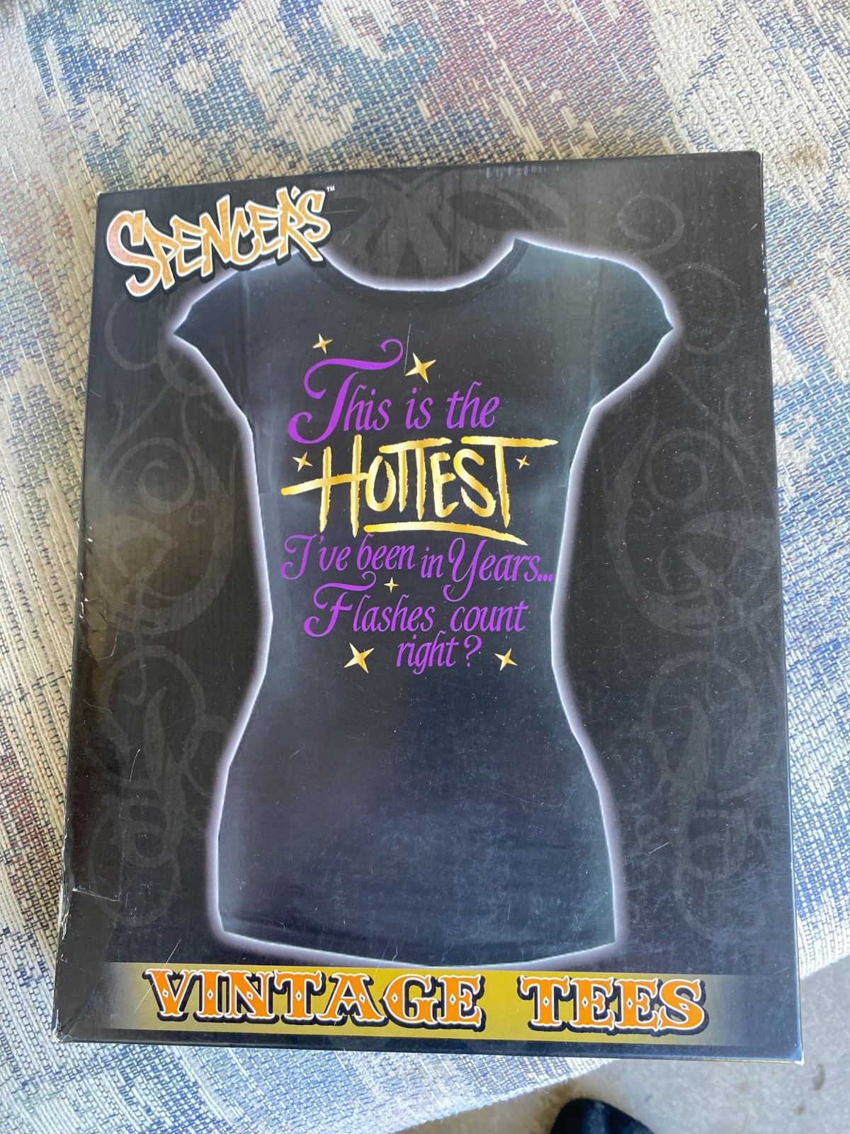 Vintage Spencer’s “THIS IS THE HOTTEST IVE BEEN” Parody Saying Tee Size LG gallery