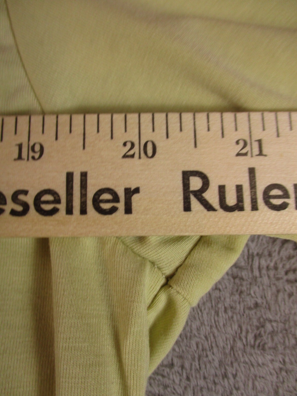 Cuts Clothing Split Hem Signature Shirt Mens Large Pale Yellow Stretch Pica Pro gallery