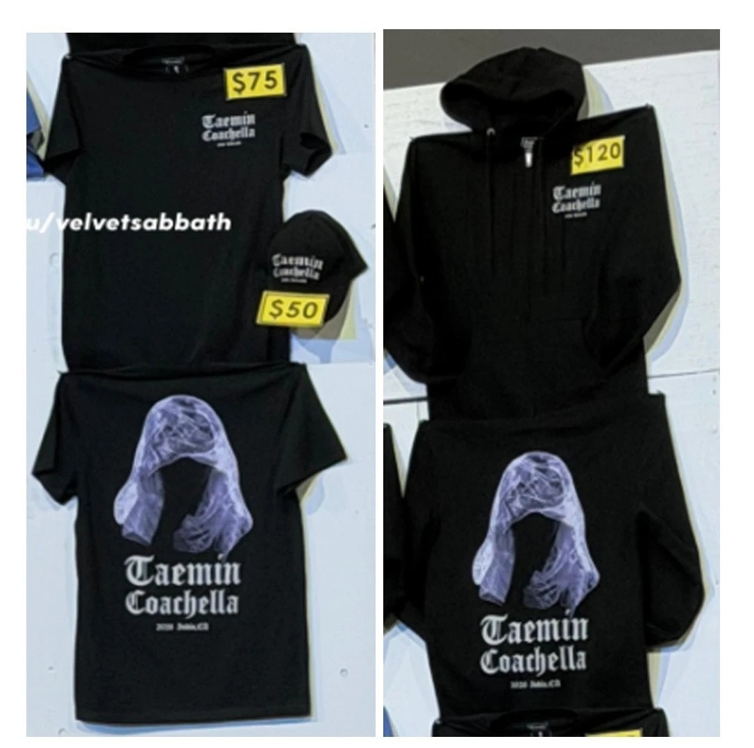 Taemin’s merch at Coachella 2026 Hoodie & T-Shirt