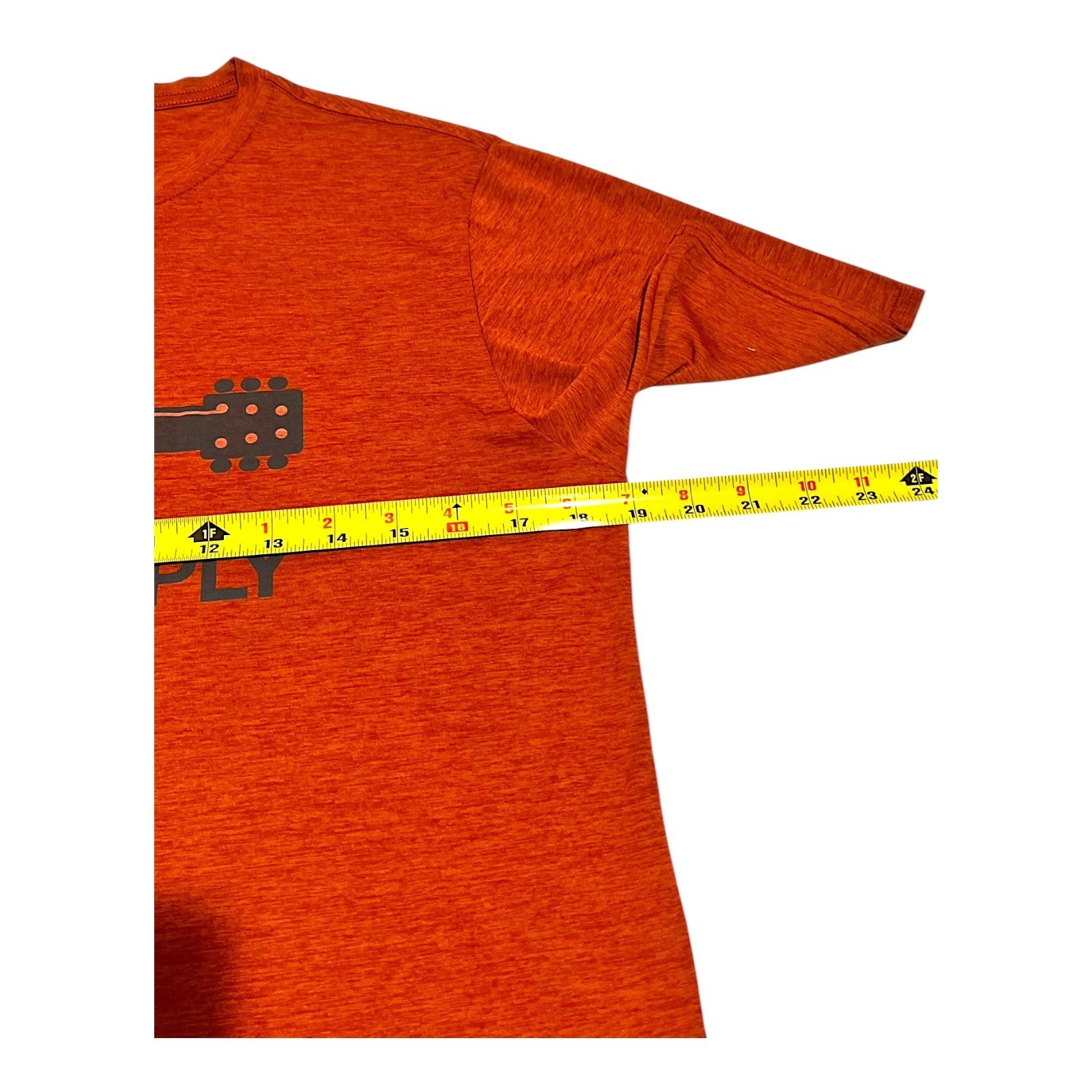 Patagonia Capilene Cool Daily Shirt Men's S Orange Live Simply Guitar Tee gallery