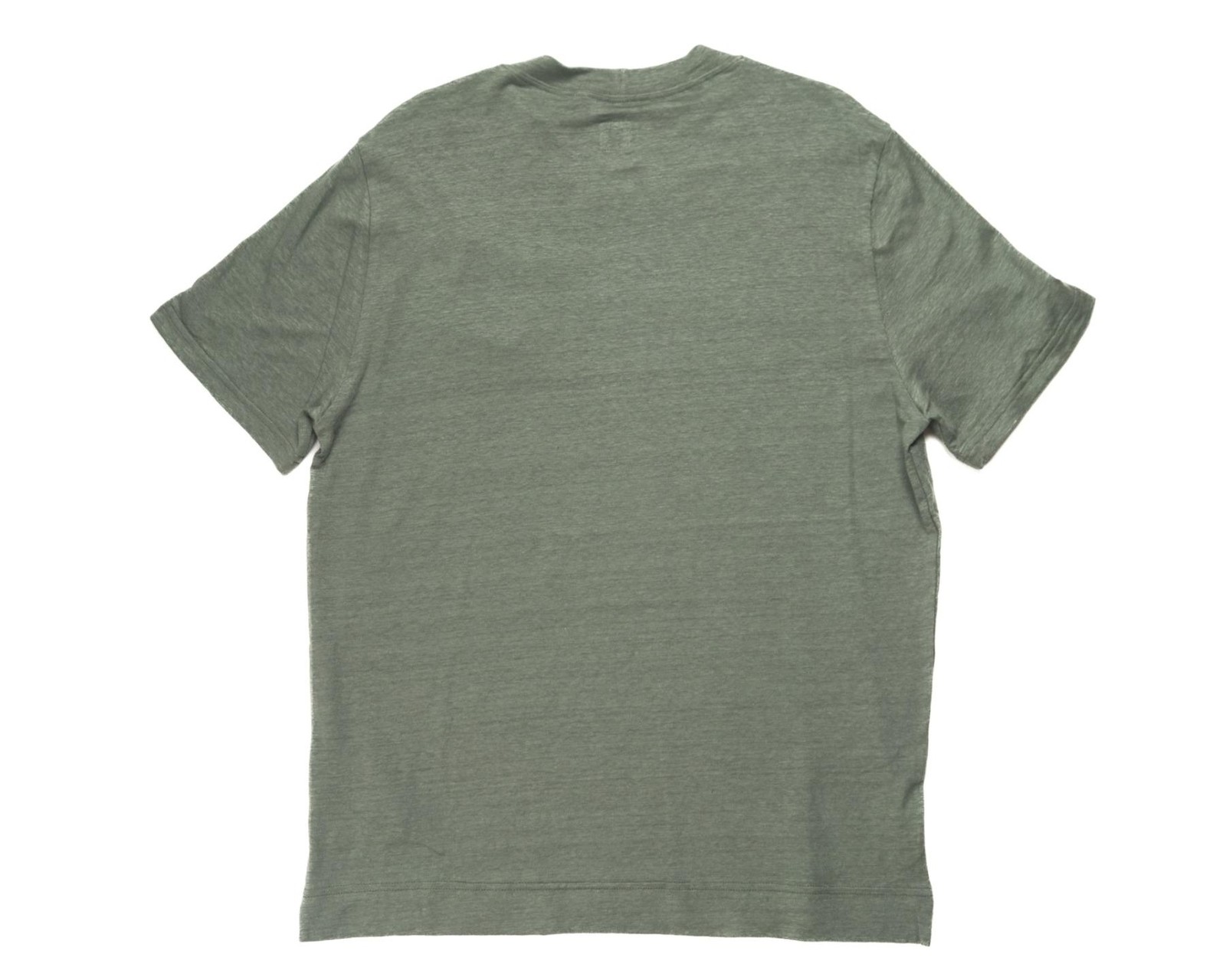 Fedeli $348 NWT Olive Green Extreme Linen Flex Short Sleeve T-Shirt (50 IT) M gallery