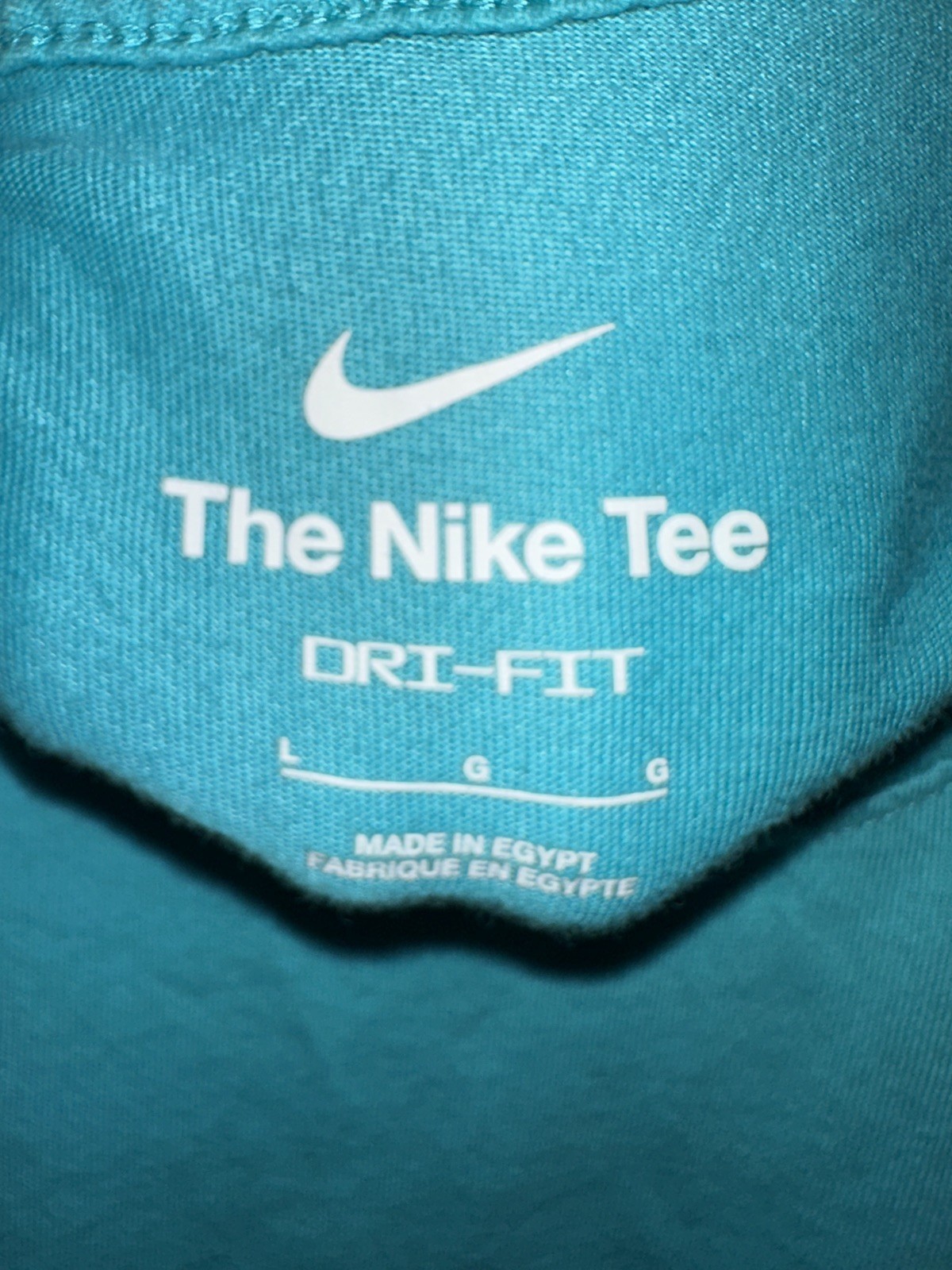 Nike Basketball T-Shirt Men Large Turquoise Dri-FIT Graphic HJ3466-345 gallery