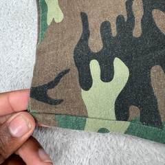 VTG Tee Swing Sac State Bill Sherman 55 Camo Shirt Mens XL Green Single Stitch