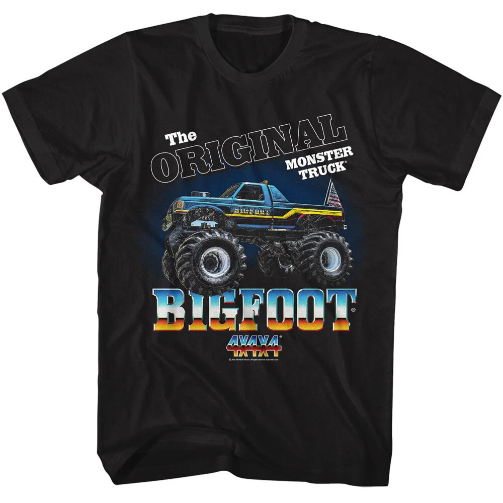 Bigfoot The Original Monster Truck American Flag T Shirt Full Size S-5XL
