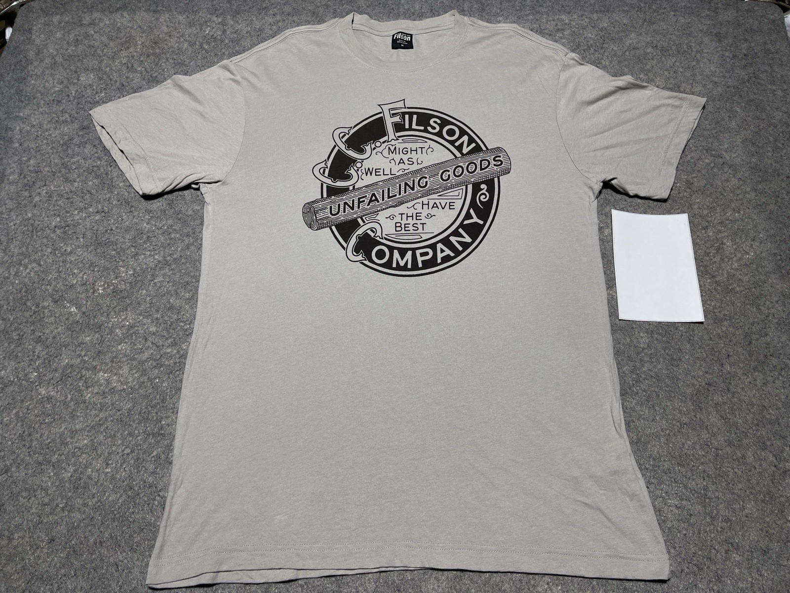 C.C. Filson Gray MED Long Tall Shirt Might As Well Have the Best Unfailing Goods gallery