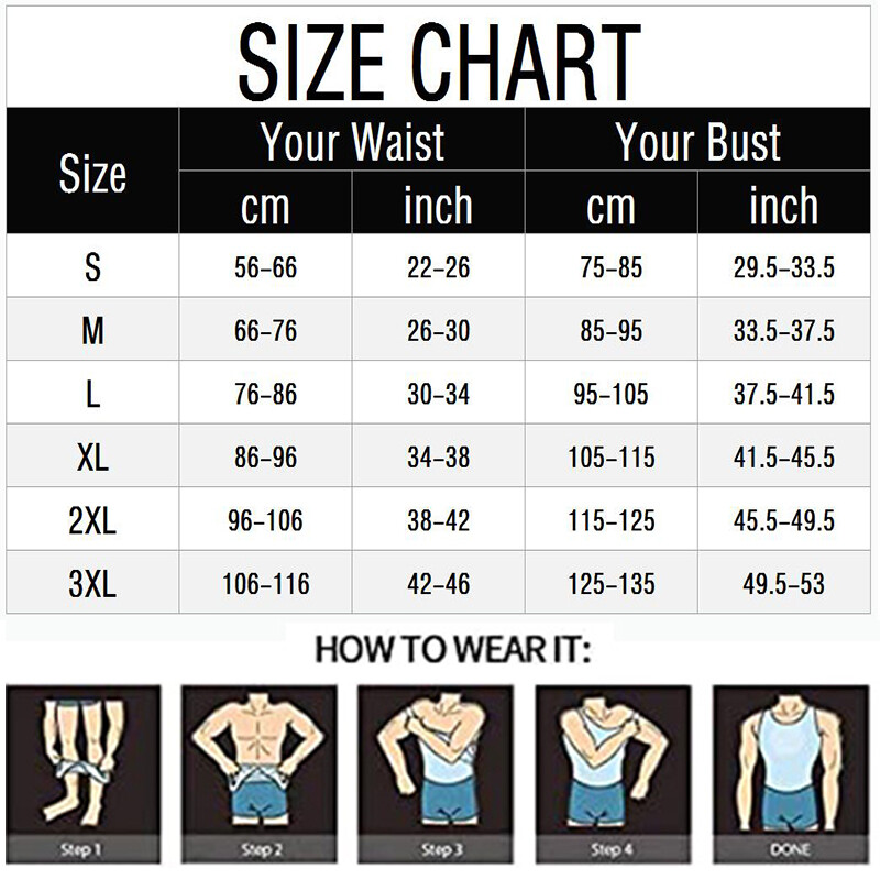 Men Shaper Vest Body Slimming Belly Tummy Compression Underwear Shapewear Shirt gallery