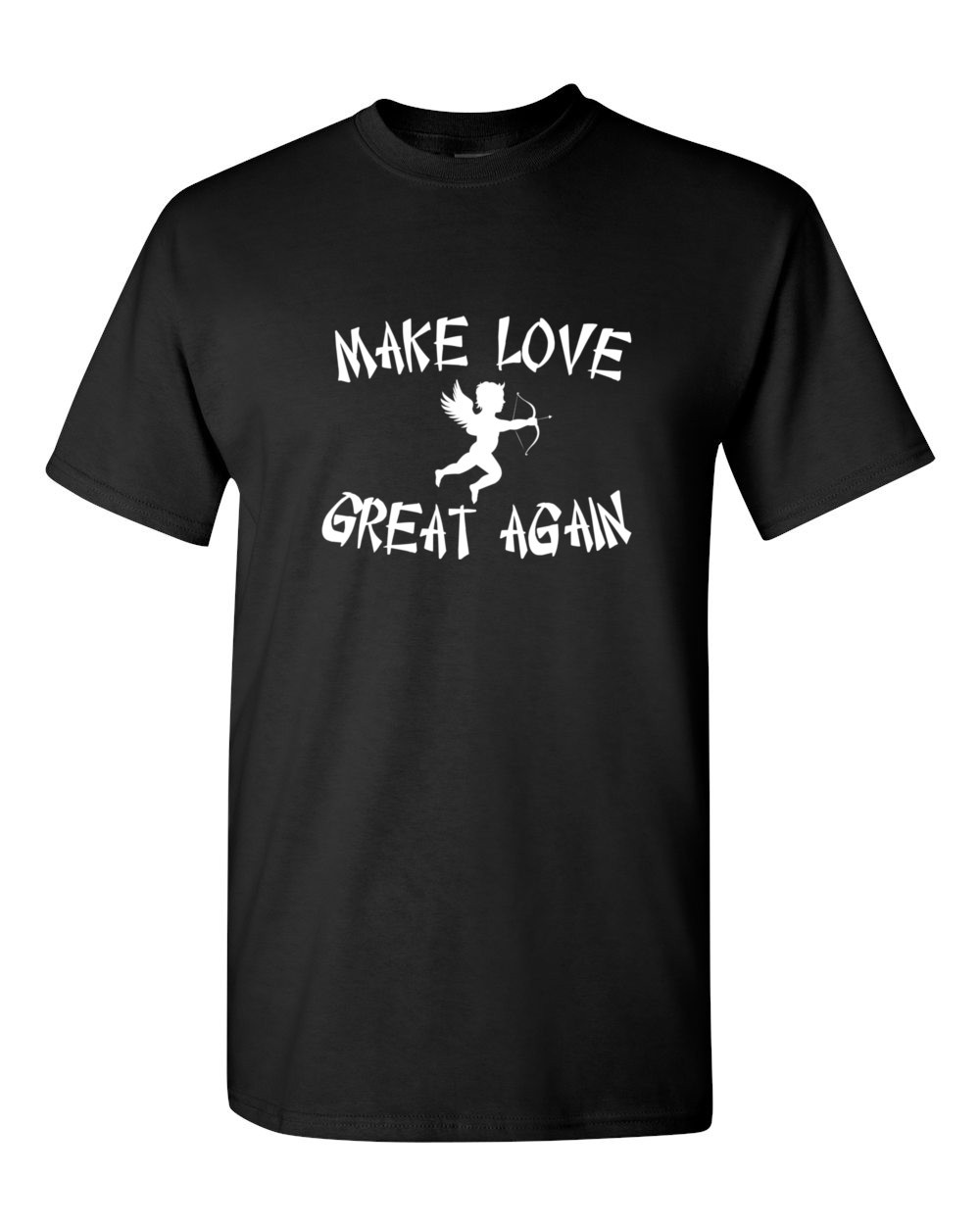 Make Love Great Again Shirt Funny Trump Tee Valentines Day T-Shirt Gift Idea