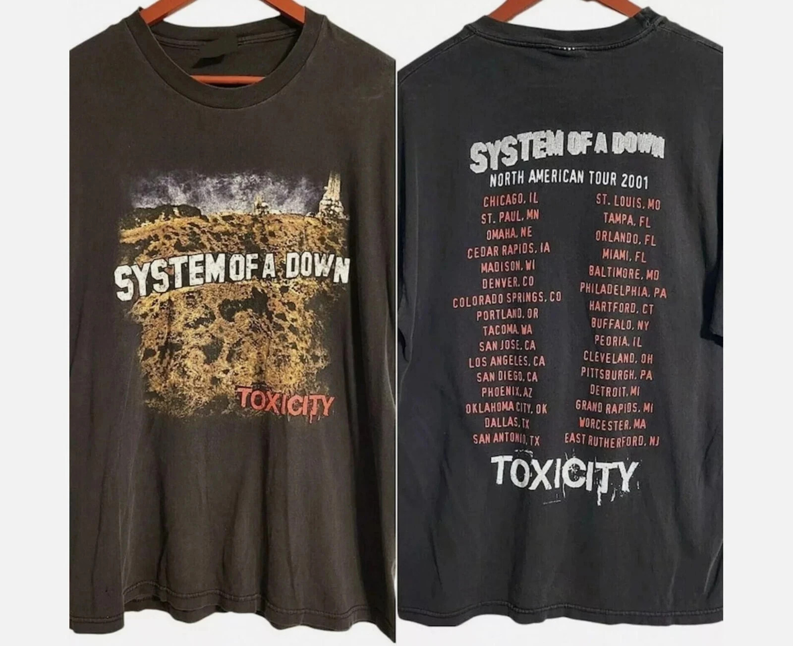 System Of A Down Tour Shirt 2025 gallery