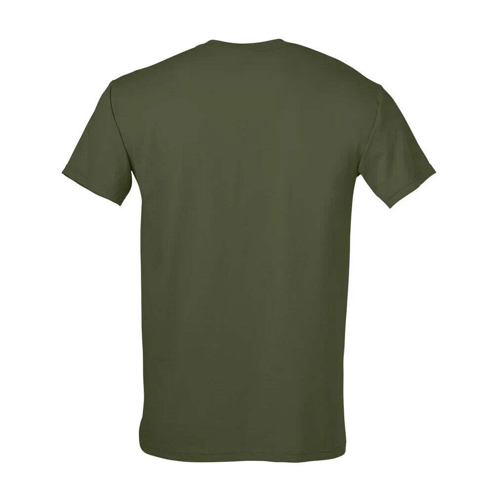 Soffe 685M-3 Military Issue 100% Cotton Tees 3pk OD Green Marine gallery