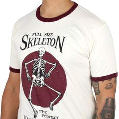 NEW Creepy Co. Beistle FULL SKELETON Ringer Tee T-Shirt XS, 2XL, 3XL Sizes ONLY