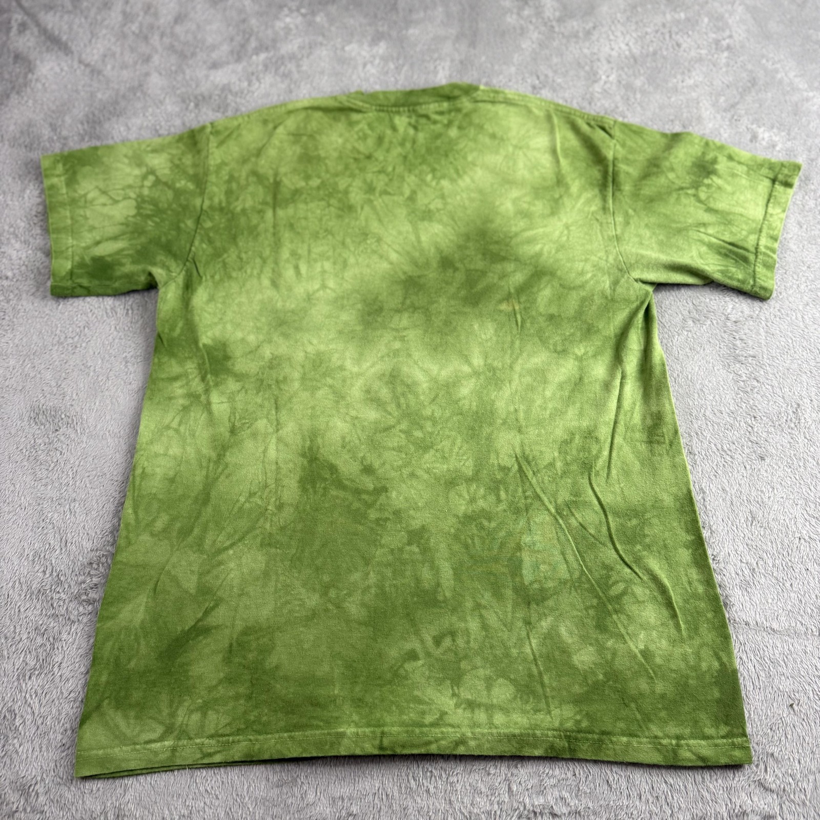 Mountain Shirt Mens Medium Green Peacock Graphic Tee Nature Bird Tie Dye gallery