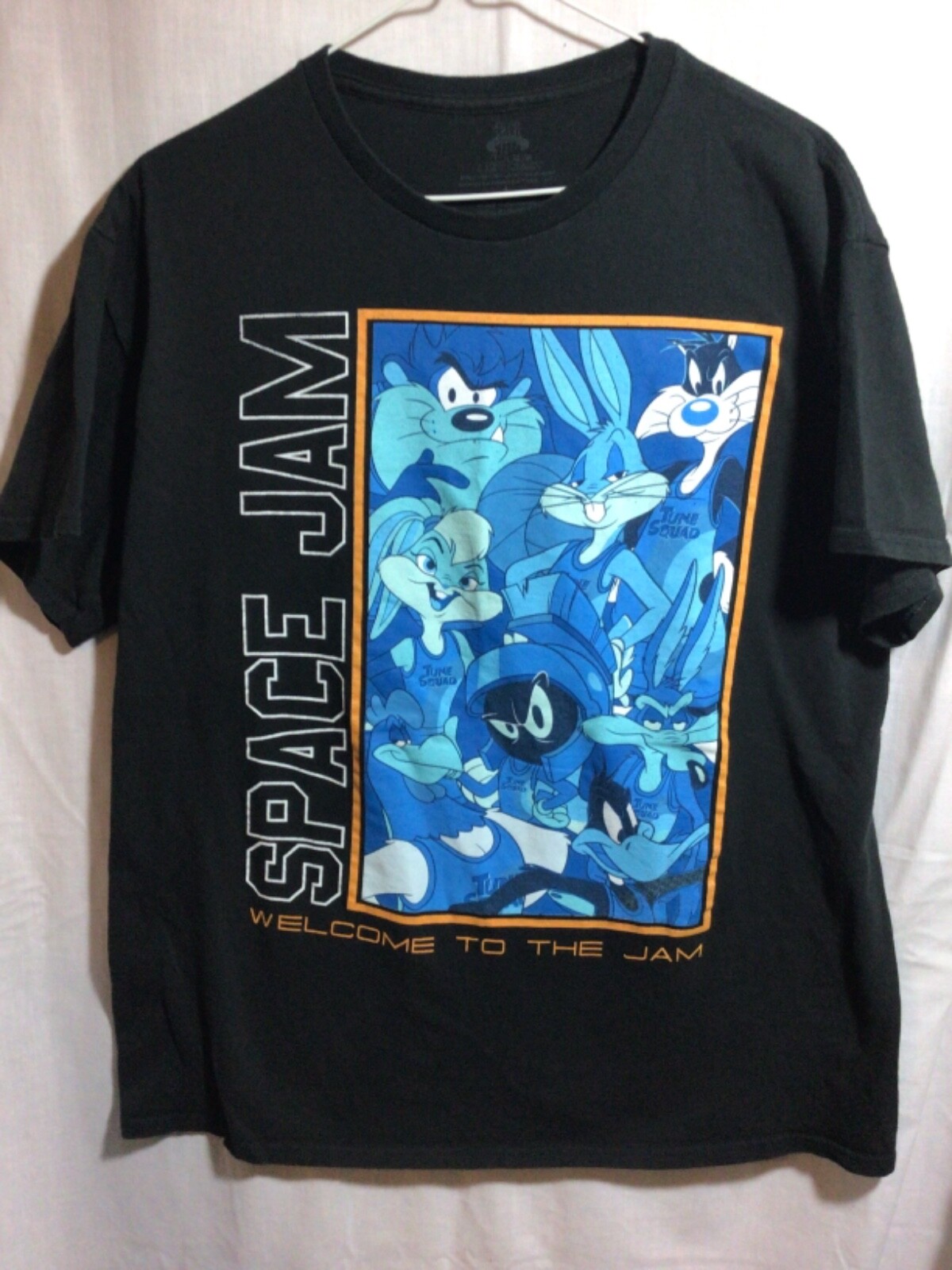 Space Jam Licensed Toon Squad Welcome to the Jam Black Large T Shirt gallery
