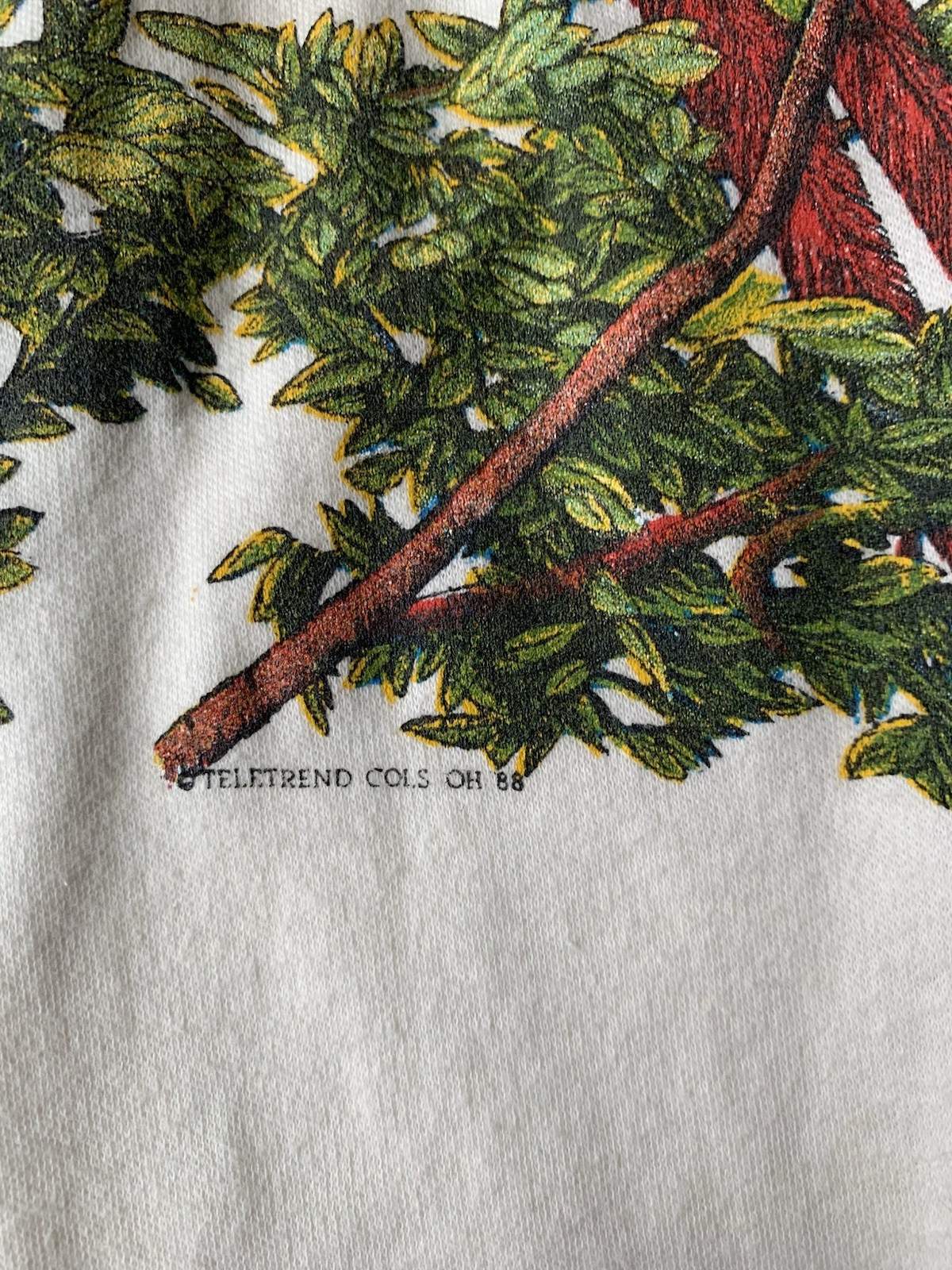 1988 Vintage Art Nature Tee Ultra Soft Size L gallery