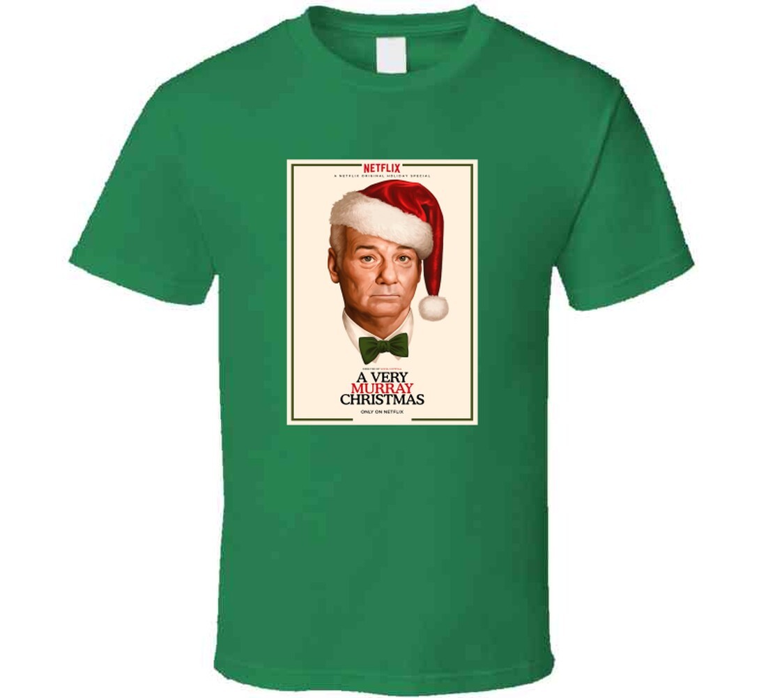 A Very Murray Christmas Tee Classic Holiday Movie T Shirt gallery