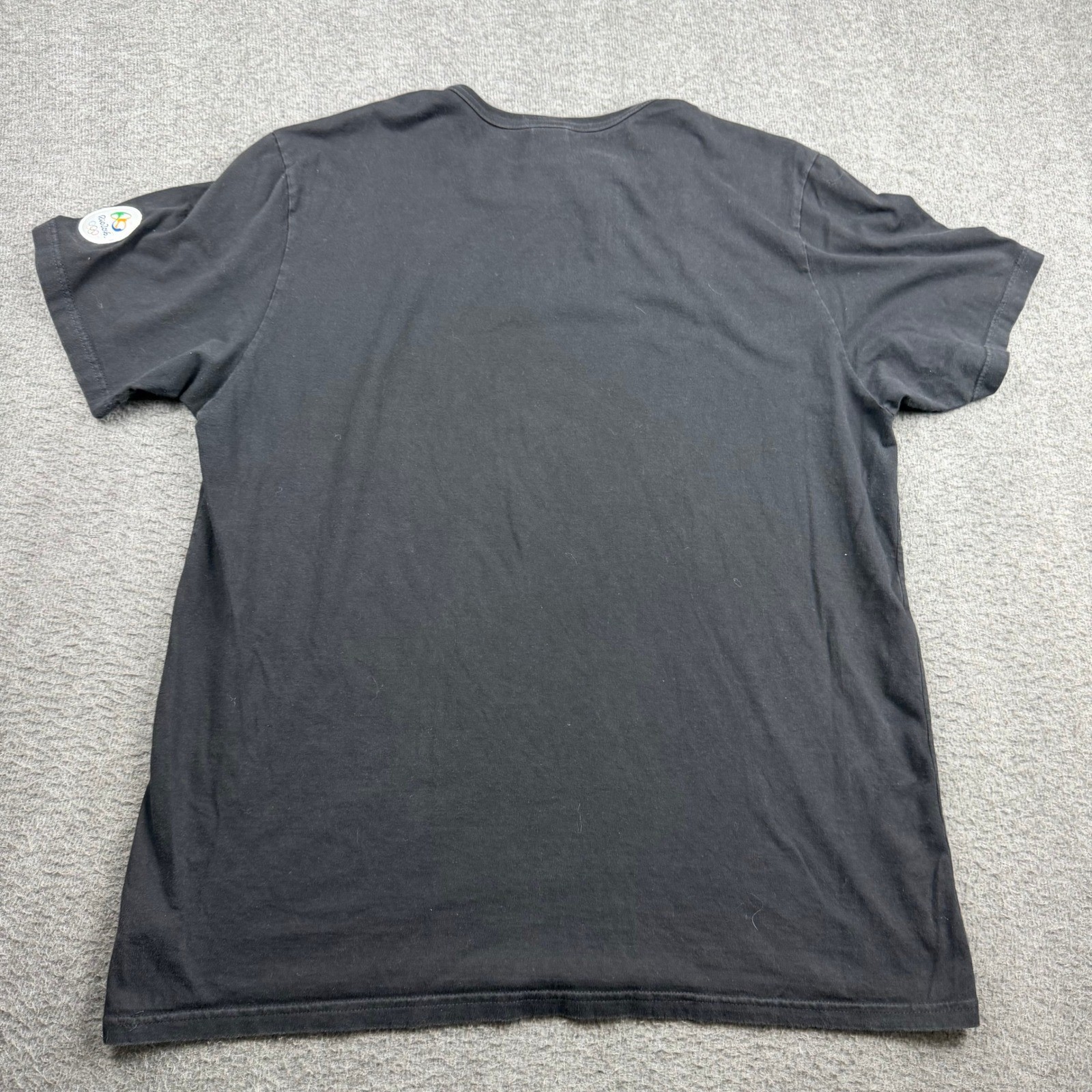 Rio 2016 Olympics T Shirt Mens XL Black Short Sleeve Graphic Souvenir Tee gallery