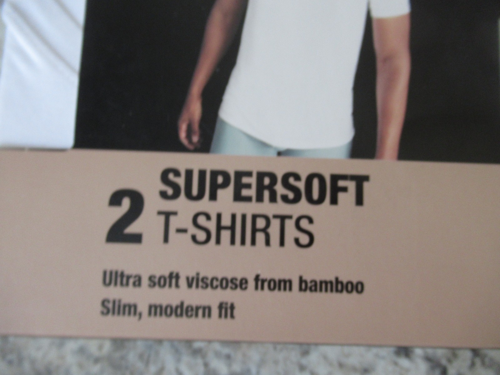 Hanes White T Shirts Size Med. Tagless 4 Total Softest Supersoft Slim Modern Fit gallery