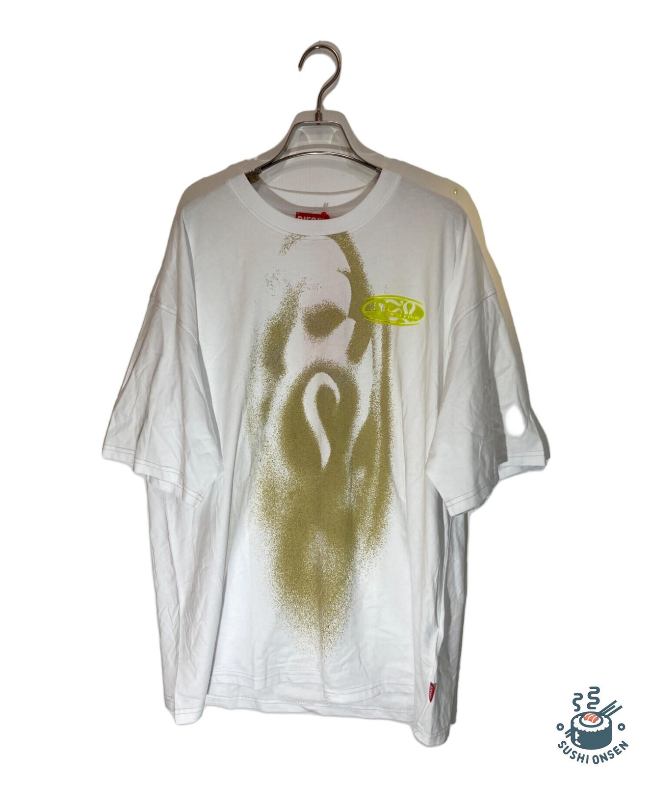 DIESEL t-boxt-t7 Size: L White Men A18659 0AGRI