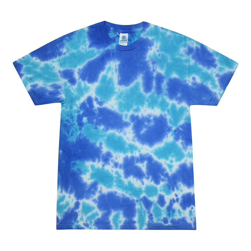 Multi-Color Tie Dye T-Shirts, Kids & Adults Short Sleeve Cotton Colortone gallery