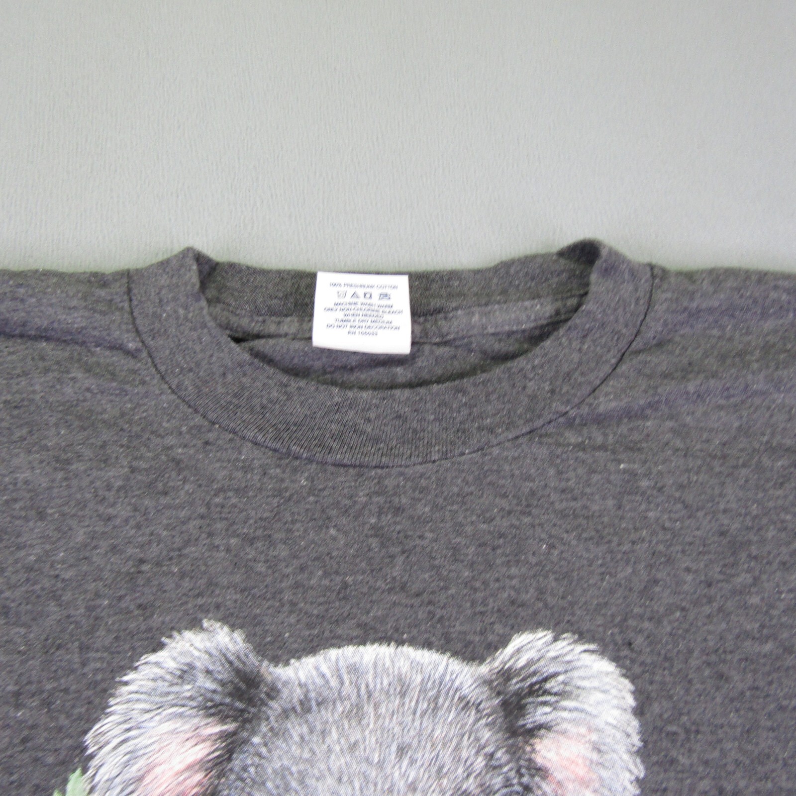 Vintage Koala Bear Shirt Mens 2XL XXL Gray No Tree No Me Short Sleeve 2002 Y2K gallery