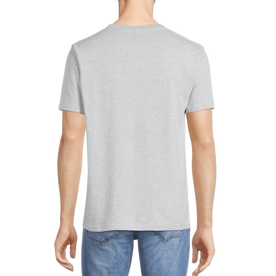 Holiday Time Men's Santa Don’t Stop believing Graphic Tee Light Grey classic top gallery