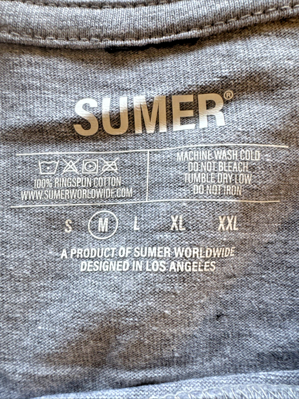 A Product Of Sumer Worldwide Tee Shirt Gray Men’s Choose Size S / M / L / XL gallery