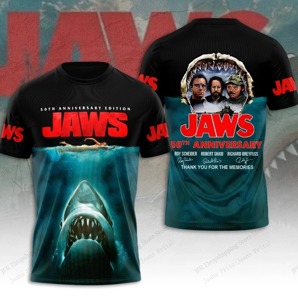 Movie Jaws 50Th Anniversary 3d Print