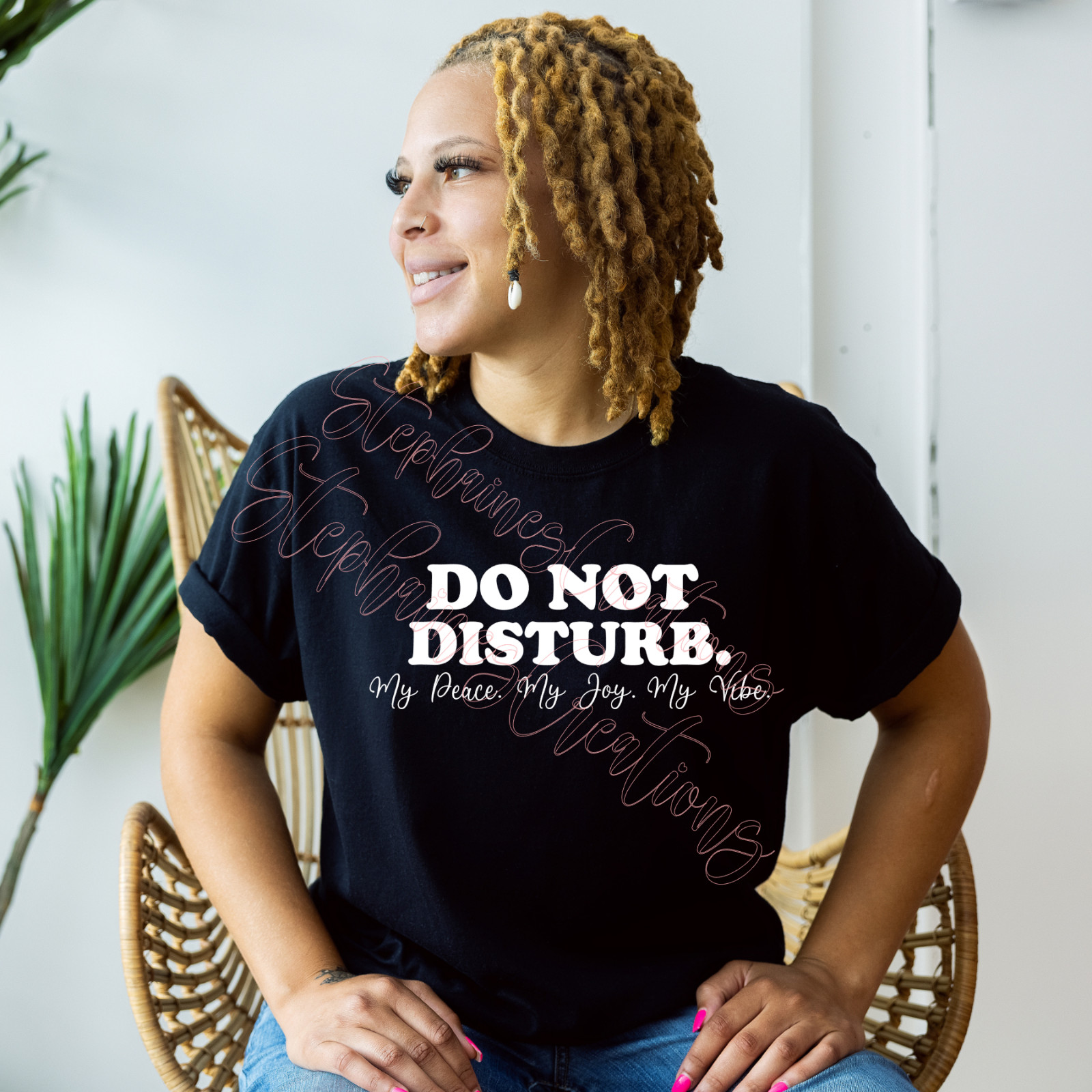 Do Not Disturb My Peace, My Joy, My Vibe T-Shirt Glitter Available! gallery