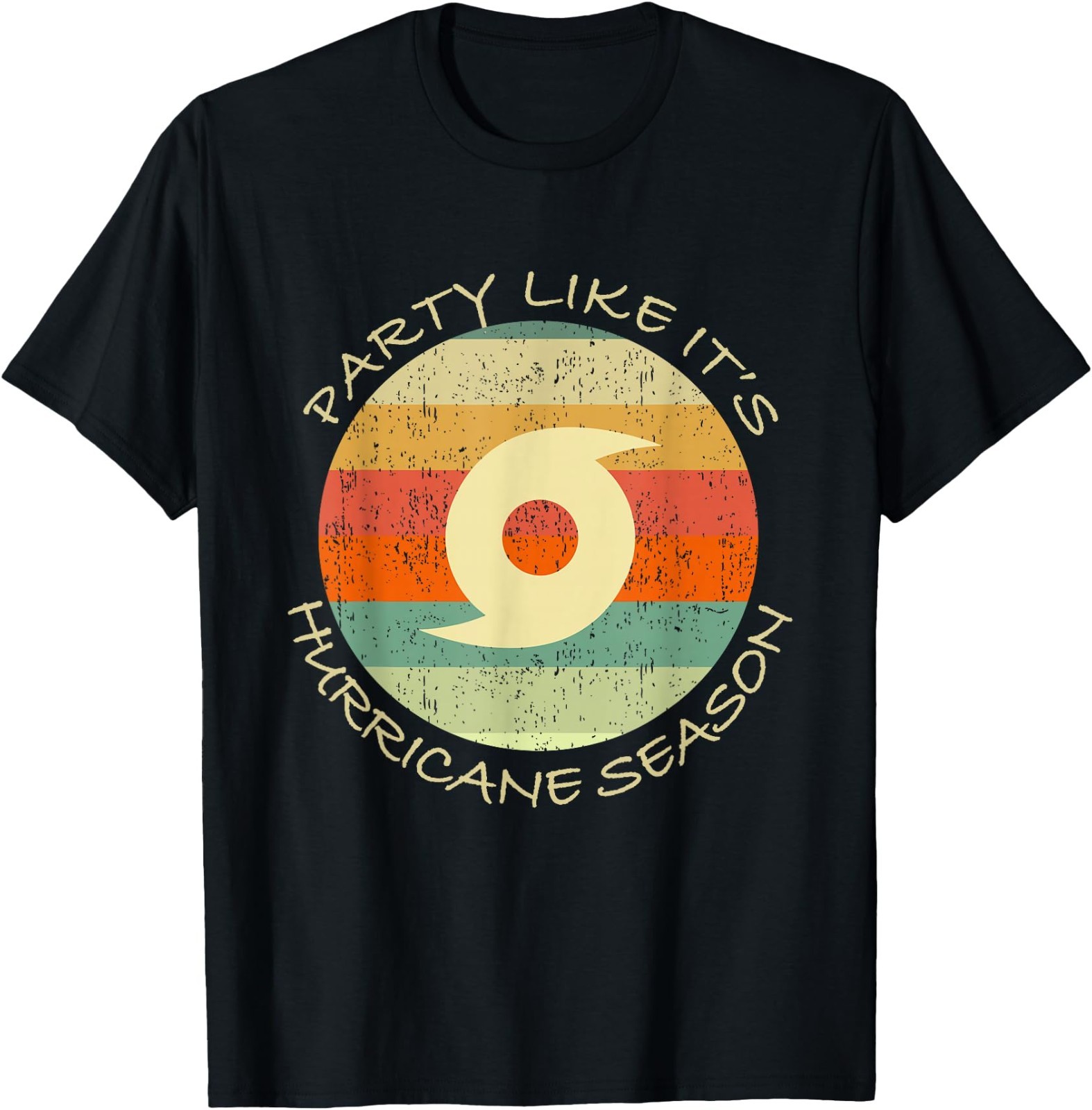 Party Like It's Hurricane Season Funny Graphic Weather T-Shirt gallery