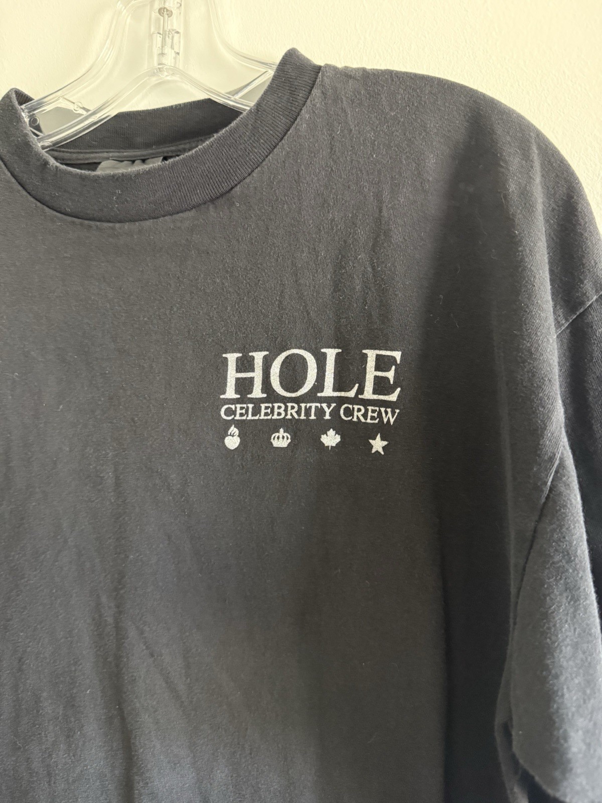 Rare Vintage 90s Hole Celebrity Skin Crew T Shirt Courtney Love Large Giant Tag gallery