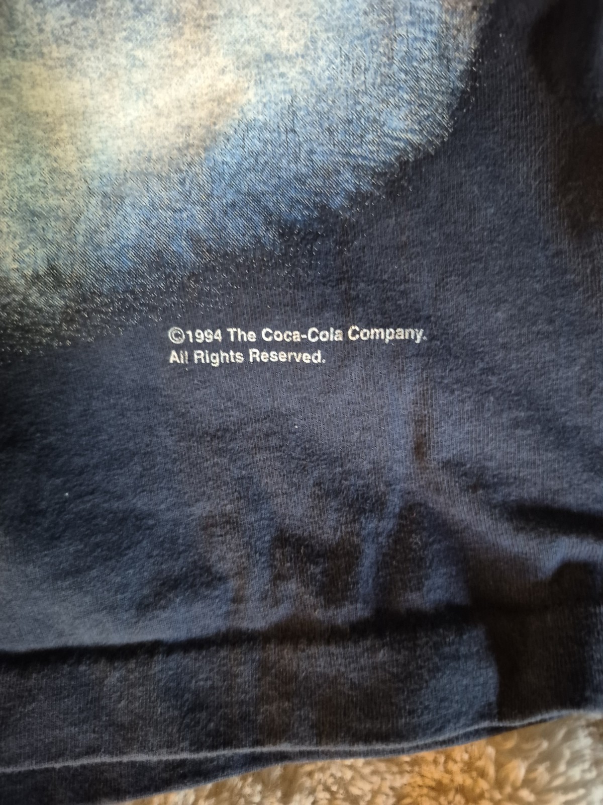 NEW Vintage Coca-Cola Shirt Heavy Large Polar Bear Made In USA T-Shirt 1994 Coke gallery