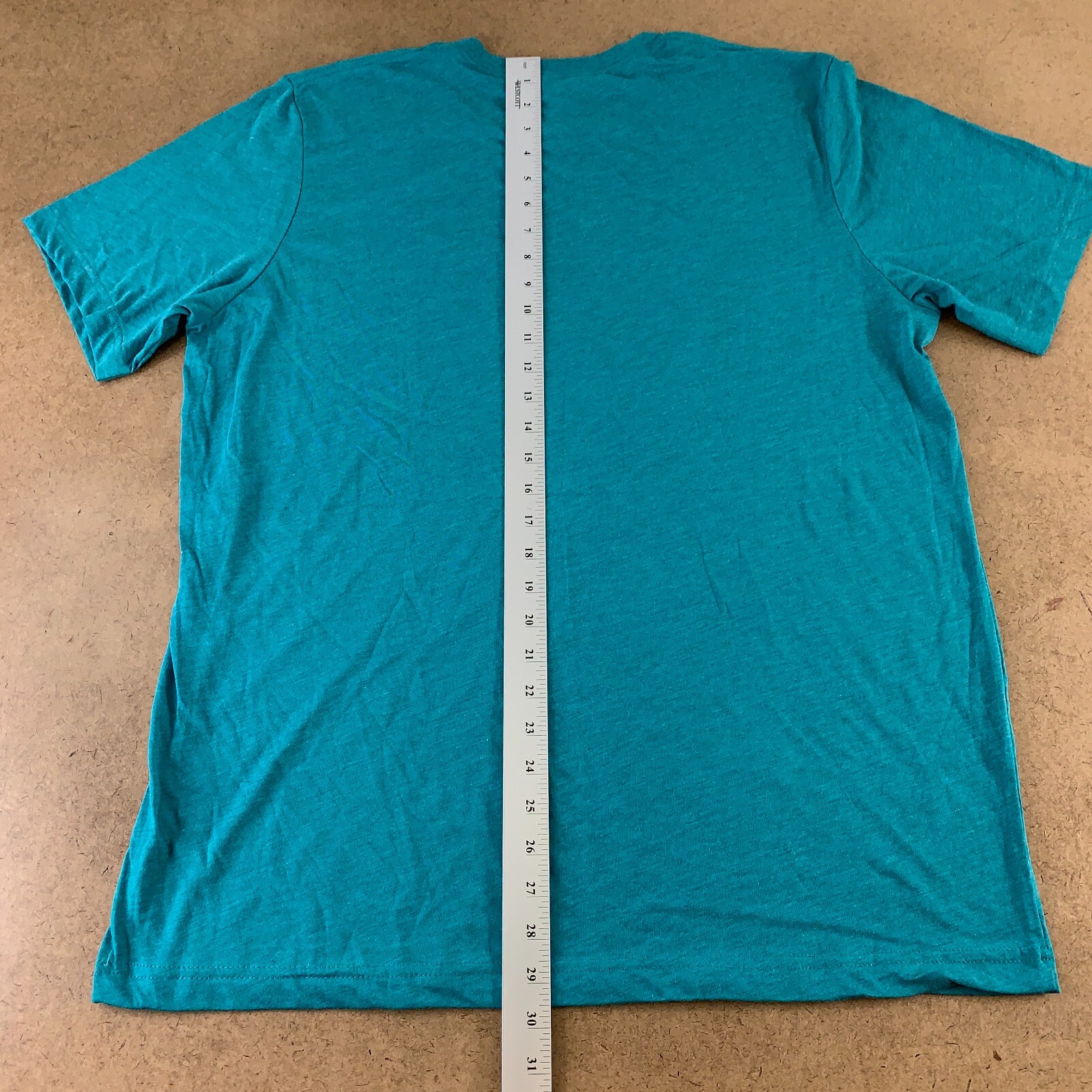 Bella + Canvas Men's Size XL Teal Green Short Sleeve Crew Neck T-Shirt New gallery