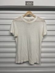Vintage 70s See-Through White 100% Cotton T-Shirt Single Stitch
