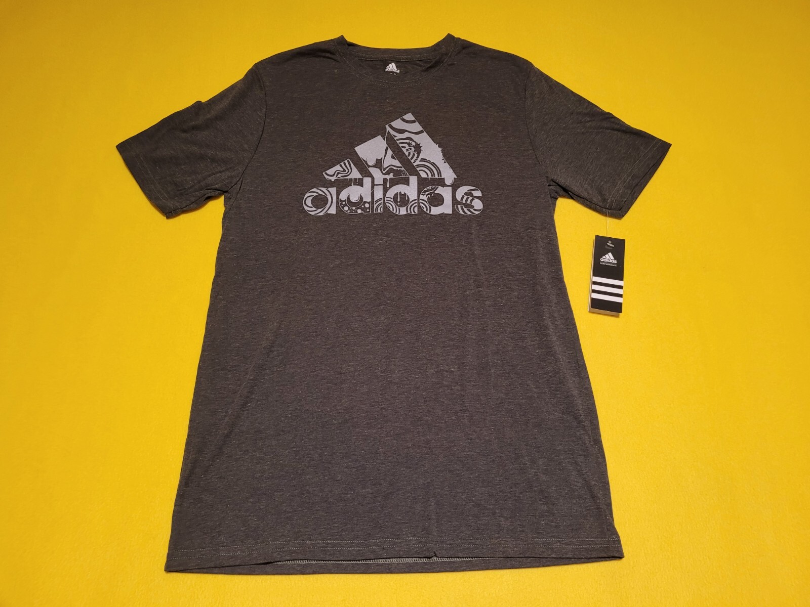 Adidas Mens Go To Performance Tee Shirt Small D. Gray NWT FREE SHIPPING gallery