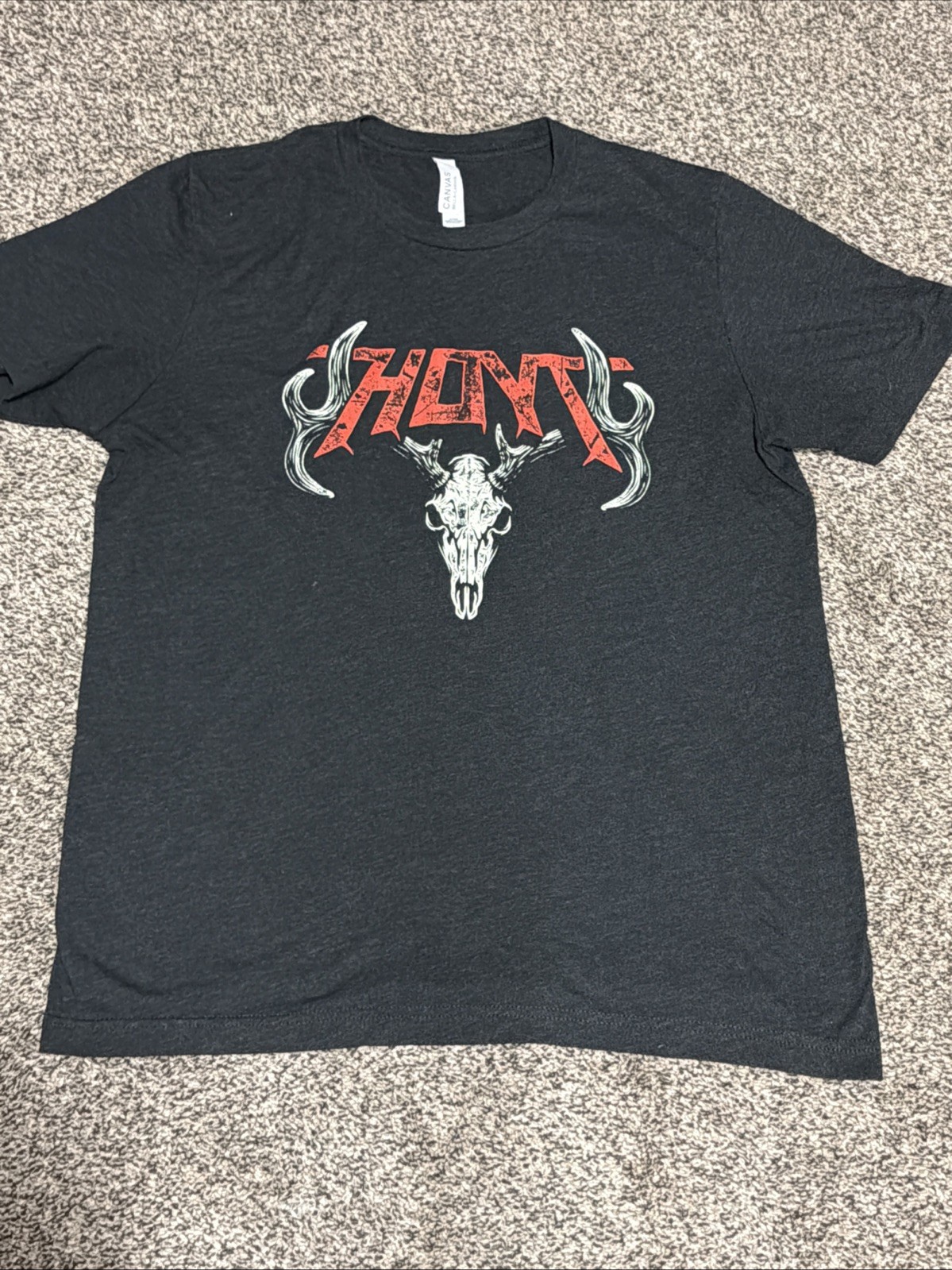 Mathews Solocam Archery Graphic T-Shirt Men Large Deer Slayer Skull Hunting gallery