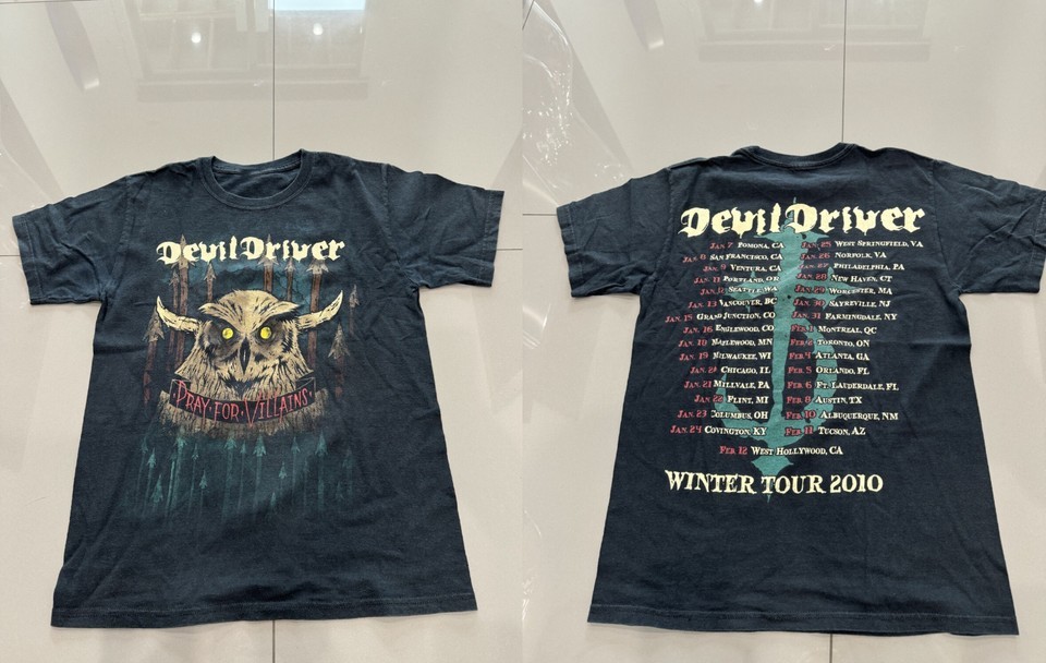 DevilDriver Band Pray For Villains T-shirt S to 5XL UR468 gallery