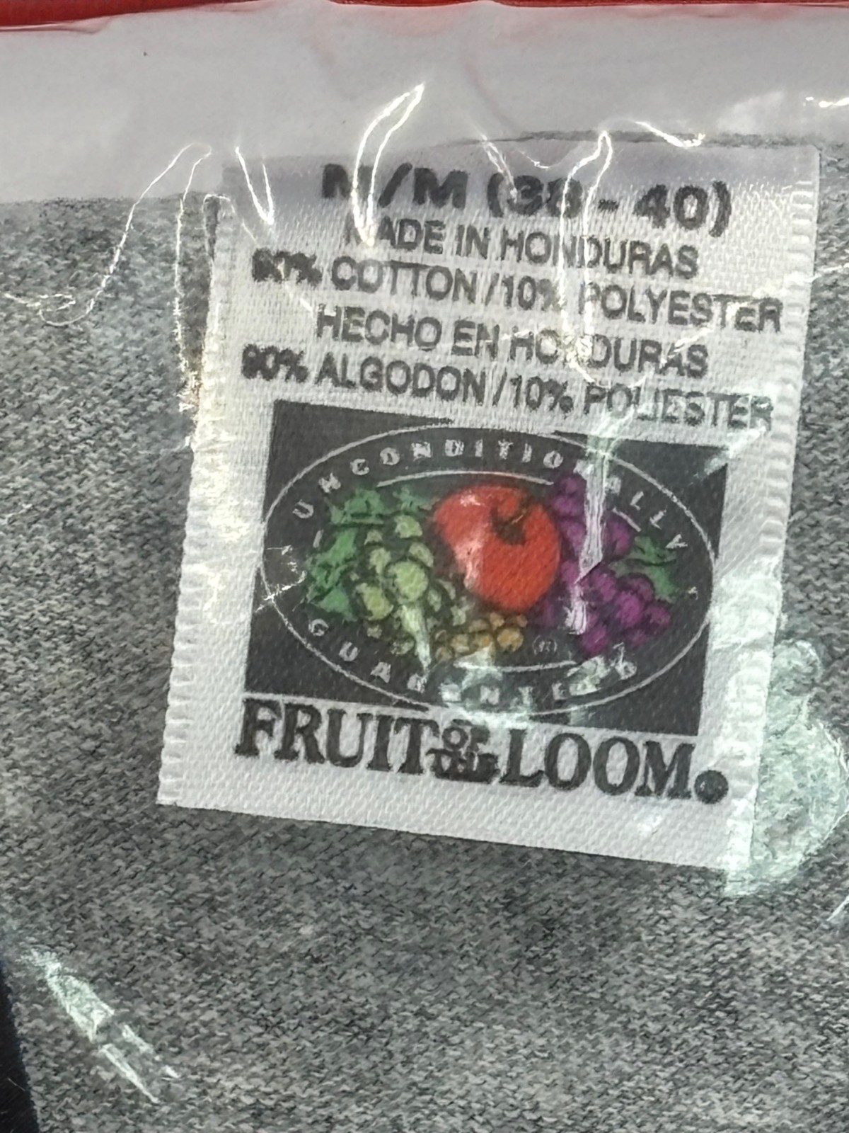 Vintage Dead Stock 1998 Fruit Of The Loom Muscle Pocket T Shirt Mens Medium Gray gallery