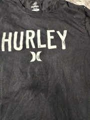 Hurley Man Negro 100 % Algodon Fit Cuello Redondo Size L Bangladesh CA64249