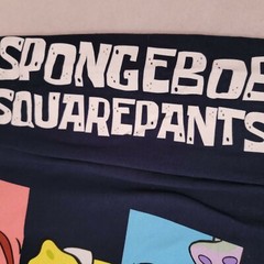 SPONGEBOB SQUARE PANTS SHIRT MENS MEDIUM LONG SLEEVE BLUE SQUIDWARD NWT