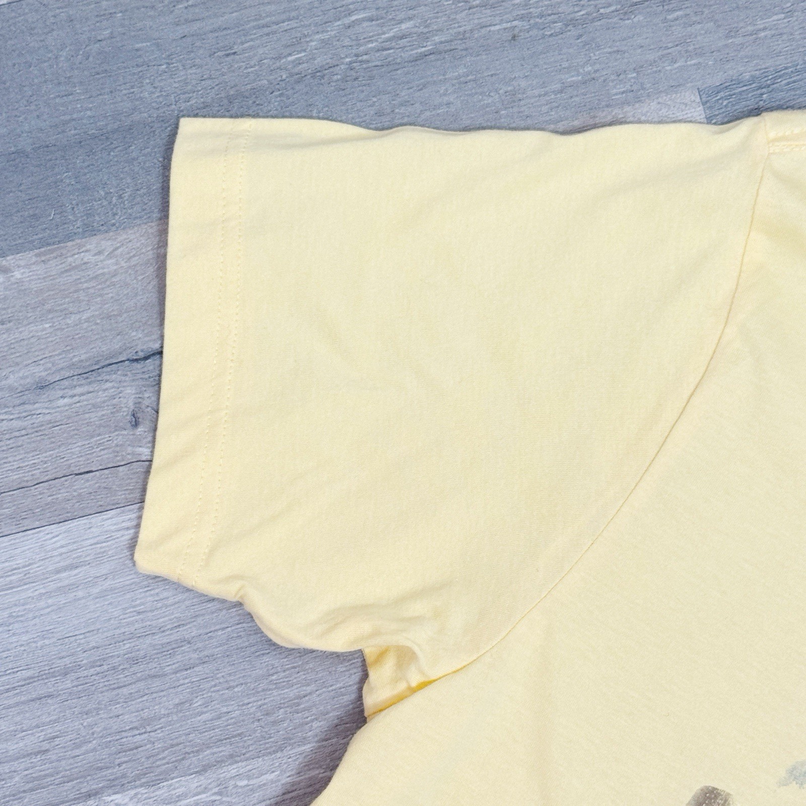 Margaritaville Tee Shirt Men’s Large Pale Yellow Tropical Woody Wagon Cotton gallery