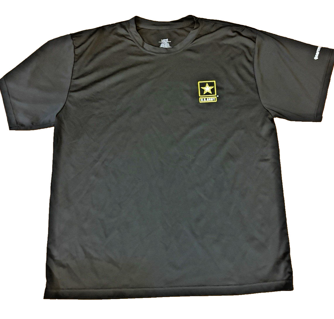 Army Physical Fitness Uniform Ft. Knox Black Short Sleeve Large Shirt gallery