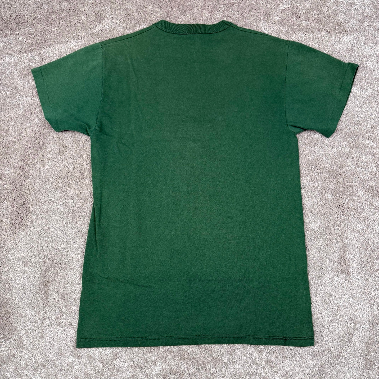 Russell Athletic Size S Green Jaguar PE Single Stitch Graphic Tee Vintage USA gallery