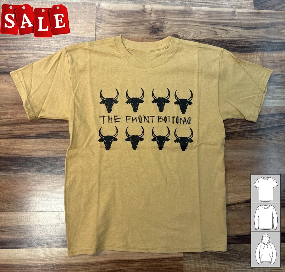 New Popular The Front Bottoms Bull NJ Gift For Fans Unisex S-5XL Shirt RM613