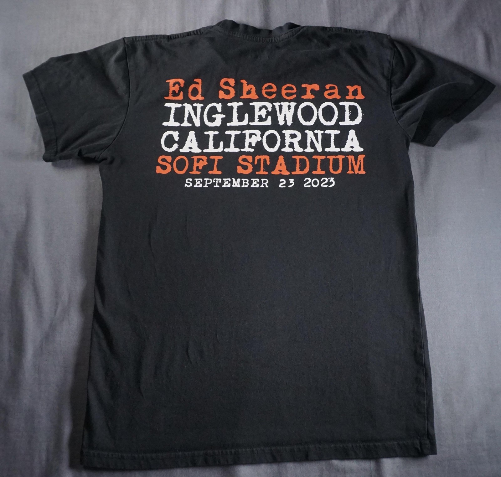 Ed Sheeran Shirt Mens Small Mathematics Tour Inglewood SoFi Stadium LA Exclusive gallery